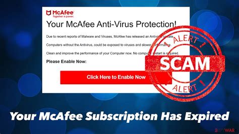 mcafee subscription renewal email|How to stop “McAfee Subscription Has Expired” e.